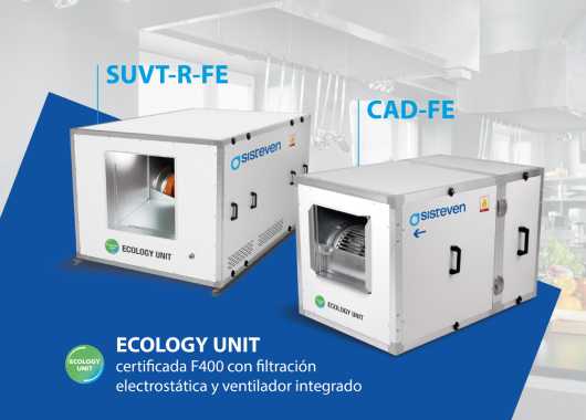 Profesional Horeca, sistemas de extracción Ecology Unit de Sisteven