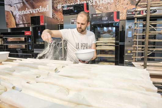 Profesional Horeca, demostración de panadería en Gastrónoma
