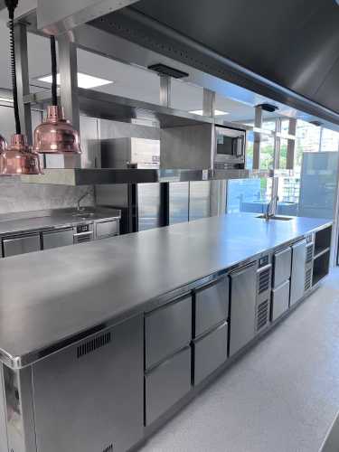 Profesional Horeca, cocina en acero inoxidable de Cianco en la Costa Azul