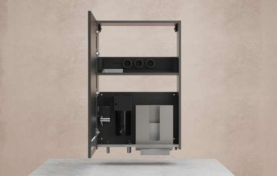 ProfesionalHoreca- Mumo Fix de Nofer mueble multifunción, sistema de higiene
