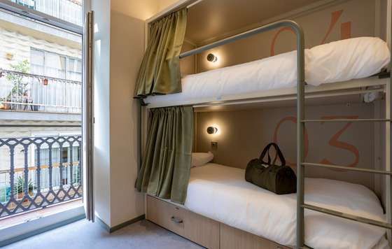 ProfesionalHoreca, habitación de Camila Hostel , ahora TCH Valencia, de The Central House,