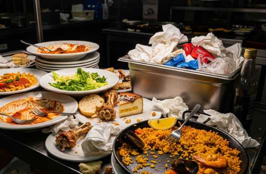 Profesioonal Horeca, desperdicio alimentario y sobras de comida en un local de hostelería
