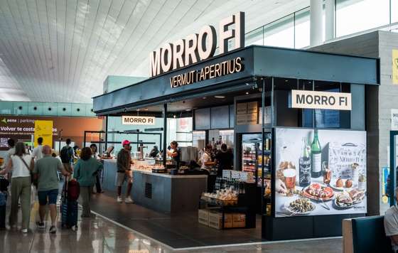 Profesional Horeca- vermitería Morro Fi en el Aeropuerto Josep Tarradellas Barcelona-El Prat, Areas