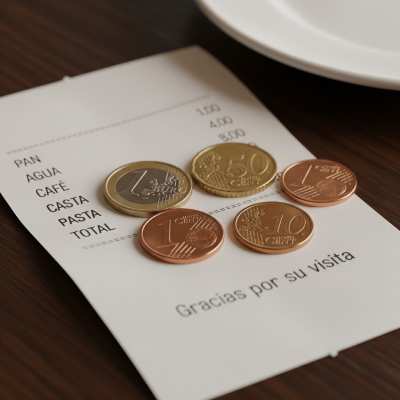 Profesional Horeca, cuenta de restaurante con propina