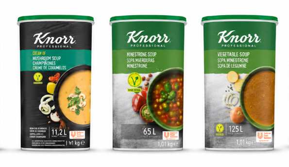 Profesional Horeca, sopas de Knorr Professional