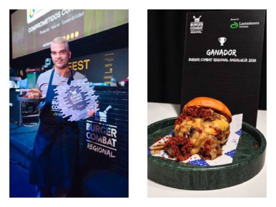 Profesional Horeca, Descorche Burger, la burger ganadora de Burger Combat Regional en Autentica 2026