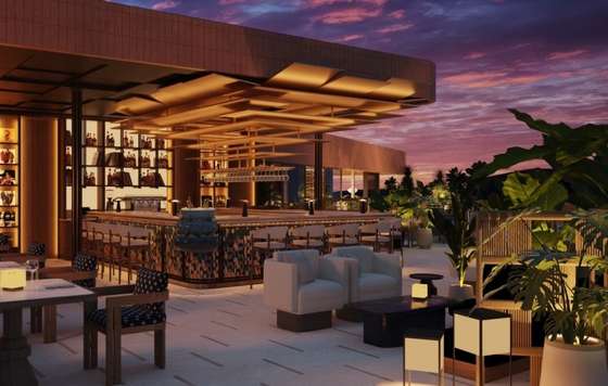 Profesional Horeca- La terraza del restaurante Matsuhisa, Mandarin Oriental Punta Negra, Mallorca