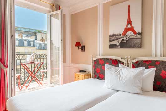 Profesional Horeca, lencería de cama de Vayoil en el hotel Belfast, París