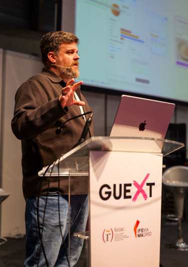 Profesional Horeca, Felipe Talavera presentando Cooking Workbench en la feria Guext 2026