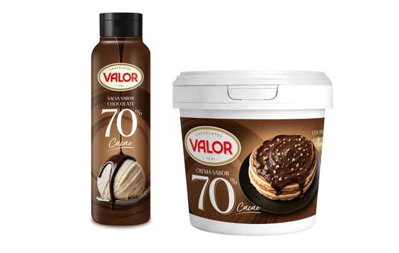 Profesional Horeca - salsa y crema de chocolate Valor para horeca